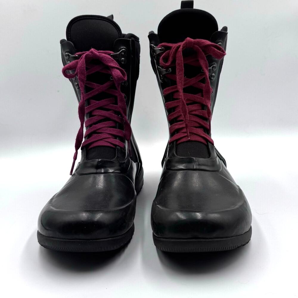 Bogs Sidney Lace Women’s Waterproof Insulated Rain Snow Boots Black Size 8 EU39